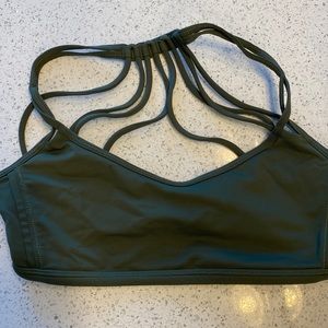 Lululemon sports bra. Olive green. Size 4